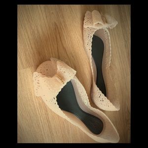 Salvatore Ferragamo Blush Nilly Ballet Flats